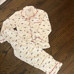 Petite Plume kids size 8 Christmas pajamas